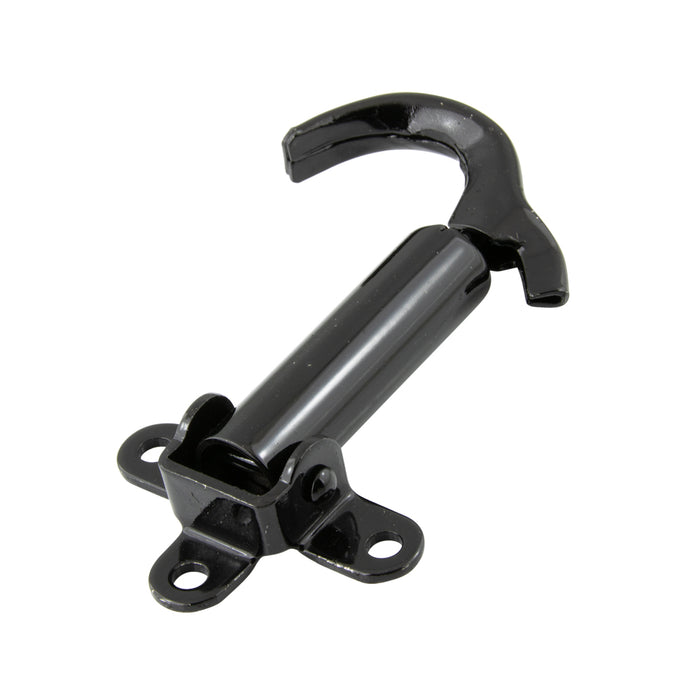 Hood Clamp, Three-Hole Anchor 2-23/32" Free Height Steel, Black Enamel Finish (Use with D-3074C Catch) by Spaenaur Inc.