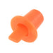 Bouchon à tirer 27/32 po de diamètre intérieur x 17/32 po de longueur Polyéthylène basse densité Couleur orange par Spaenaur Inc.