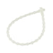 Beaded Cable Tie 10" LONG 6/6 Nylon White by Spaenaur Inc.