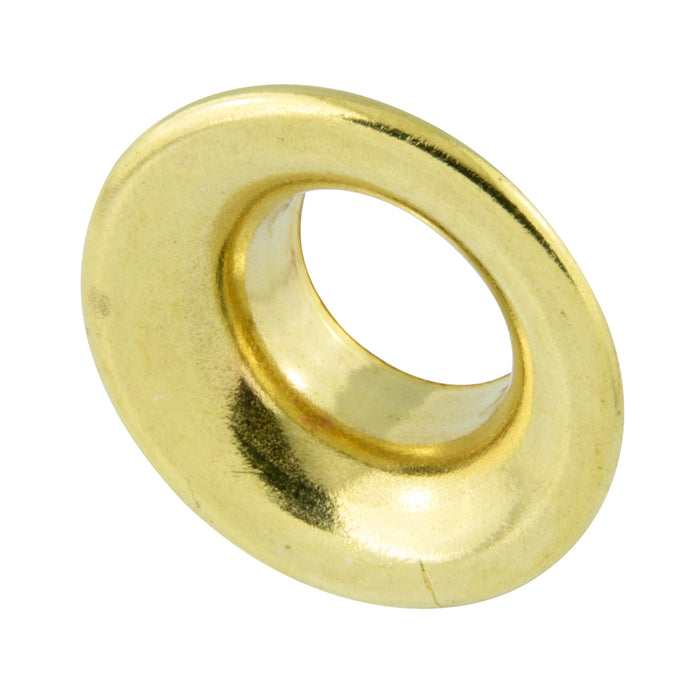 Brass Rolled Rim Grommet 7/8" Hole Dia., Size #6 Brass Plain (Component Of SN#7376)