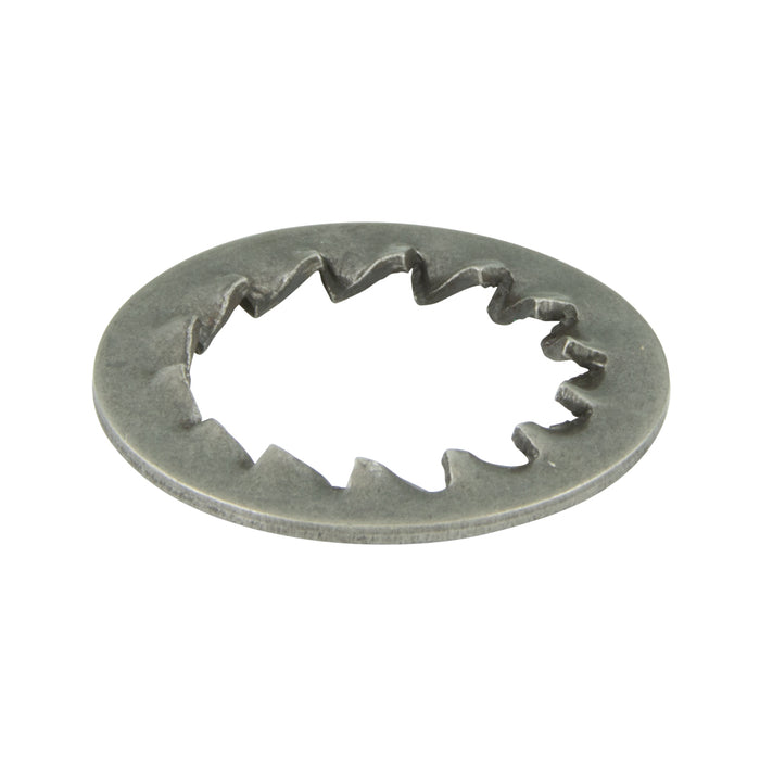 Internal Overlap tooth Lockwasher, M4 (4.3mm ID x 8mm OD x .5mm TH) Carbon Steel Heat Treated Plain DIN 6798J/ST M4 by Spaenaur Inc.