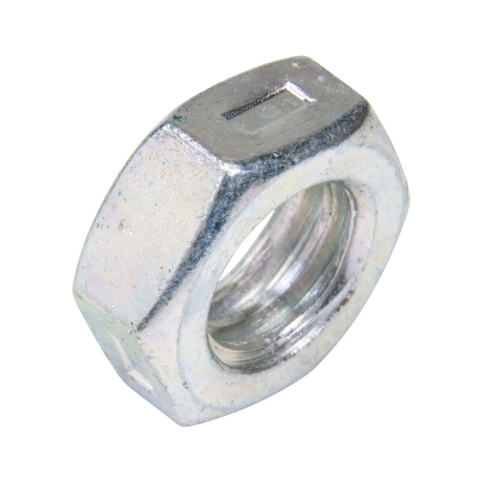 Écrou à serrage central Jam Grade A 1/2"-20 UNF en acier à faible teneur en carbone zingué par Spaenaur Inc.