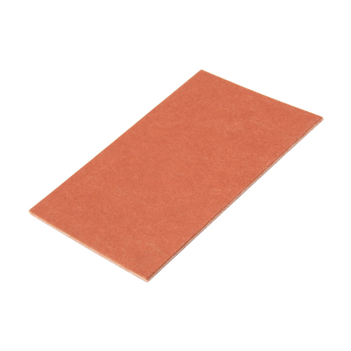 Vulcanized Fibre Sheet 2" x 3" x 1/16" Red Vulcanized Fibre
