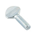 Thumb Screw, Spade Head without Shoulder 1/4"-20 UNC x 2" LG Low Carb Steel Cold forged Zinc Chromate Plated by Spaenaur Inc.