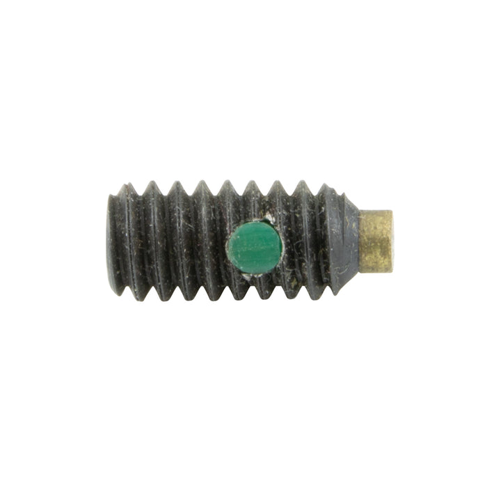 Hex Socket Set Screw with Brass Tip & Nylon Pellet Insert 3/8"-16 UNC x 1/2" LONG Alloy Steel