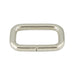Oblong Tuck Loop 3/4" W x 3/8" H, .105" Wire DIA Steel Wire Nickel Plated by Spaenaur Inc.