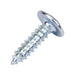 Tapping Screw, Round Washer Head Phillips Drive, Type AB, #8 x 3/8" Length, Steel Zinc Plated by Spaenaur Inc.