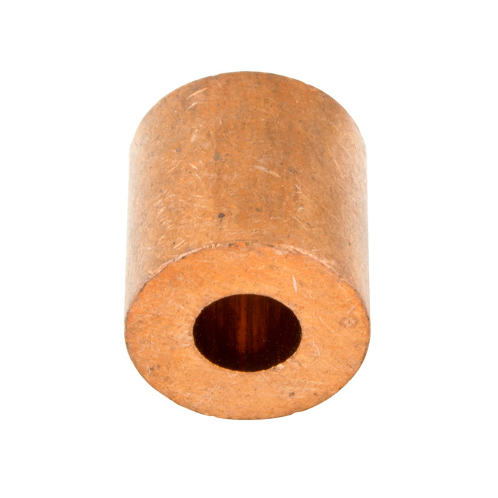 STop Sleeve for Wire Rope, for 3/16" Cable DIA, Copper