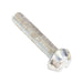 Machine Screw, Standard Head, Unslotted Drive, #10-32 UNF x 1-1/2" Length, Steel Zinc Plated by Spaenaur Inc.