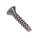 Thread-Cutting Screw Flat Phil HD #5 x 5/8" LONG, Type 25 Hardened Steel Black Zinc Finish by Spaenaur Inc.