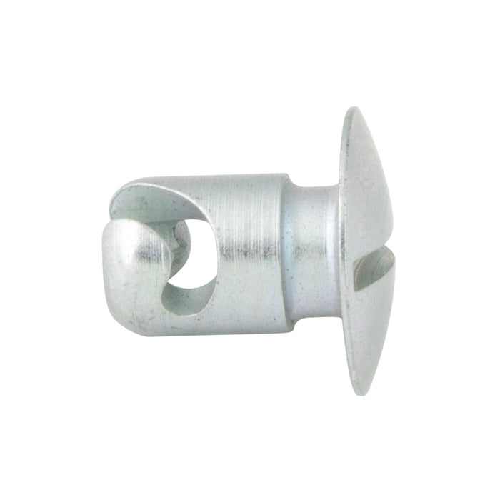 Goujon de fixation à quart de tour, fendu, avec rondelles Belleville, série 50F, plage de panneaux 0,114-0,137 po, acier zingué, chromate transparent, par Spaenaur Inc.