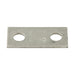 Plaque de fixation uniquement pour boulon en U, taille de tuyau 1 1/4" et 1 1/2", 3/4" L x 3-1/8" l x 0,086-0,095" Acier zingué par Spaenaur Inc.