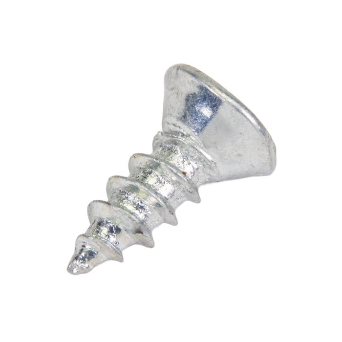Tapping Screw, Flat Head Square Socket Drive, Type A, #10 x 2" Length, Low Carbon Steel Zinc Plated by Spaenaur Inc.