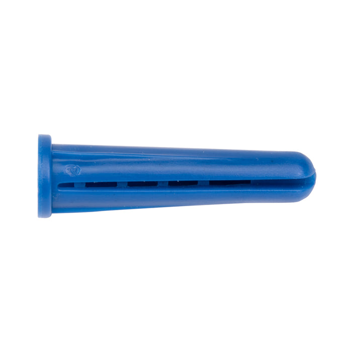 Conical Screw Anchor, Plastic Blue, #14-16 x 1 3/8", Drill Size 5/16" by Spaenaur Inc.