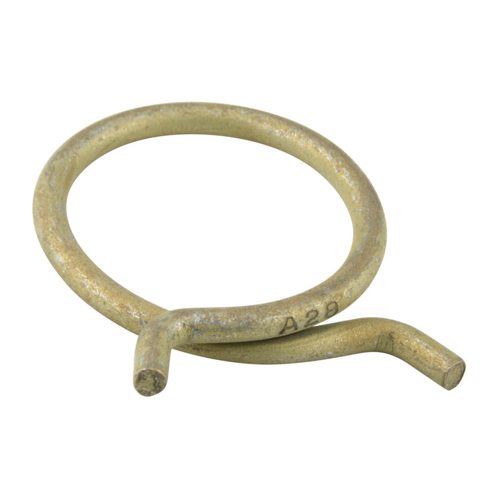 Spring Grip Hose Clamp for Hose OD 1 3/4" x .172" Wire DIA Spring Steel, Zinc Dichromate (Yellow) Plated