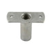 Tee Nut (Rectangular Base) W/2 Holes (.098" DIA) 5/16"-18 UNC x 3/8" Barrel LGTH Steel Plain Finish by Spaenaur Inc.