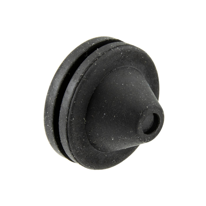 Rubber GRommet Cone Shape 5/8" ID x 1/16" GRoove Width x 55/64" GRoove DIA Sbr Black, 60 Duro by Spaenaur Inc.