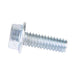 Flange Screw Serrated Hex Washer HD #6-32 UNC x 1/2" Low Carbon Steel Case Hardened Zinc Plated by Spaenaur Inc.