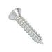 Tapping Screw, Flat Head Phillips Drive, Type AB, #10 x 1-1/4" Length, Steel Zinc Plated by Spaenaur Inc.