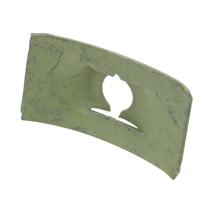 Spring Nut, Flat Rectangular Type (Corners Turned Down) 1/4"-20 UNC Spring Steel Heat Treated Phosphate & 2 Coats Olive Drab
