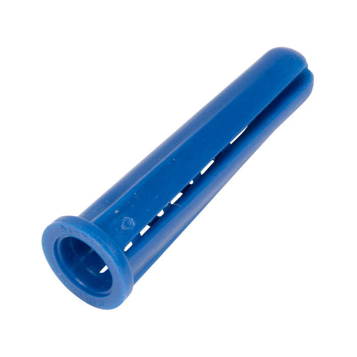 Conical Screw Anchor, Plastic Blue, #14-16 x 1 3/8", Drill Size 5/16" by Spaenaur Inc.