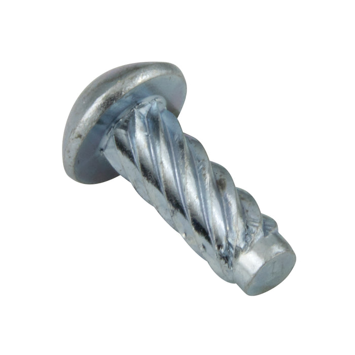Type U Drive Screw, Round Head, #7 Gauge(0.152") x 1/2" Length, Steel Zinc Plated, ASME/ANSI B18.6.4