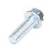 Machine Screw, Washer Head, Slotted Drive, #12-24 UNC x 5/8" Length, Steel Zinc Plated by Spaenaur Inc.
