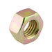 Écrou hexagonal, DIN 934 M4 x 0,70 pas, 7 mm WAF, 3,2 mm TH Classe 10 Acier zingué jaune DIN 934/10-YZ M4 par Spaenaur Inc.