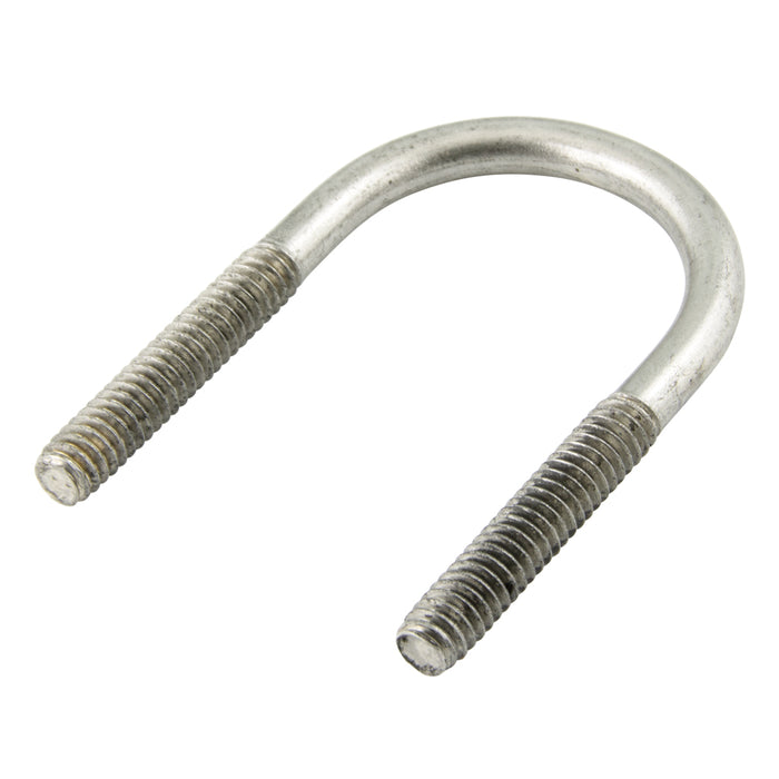 U-Bolt, for 3 1/2" Pipe 1/2"-13 UNC x 4" Inner Width x 5-1/2" Inner Length 18-8 Stainless Steel
