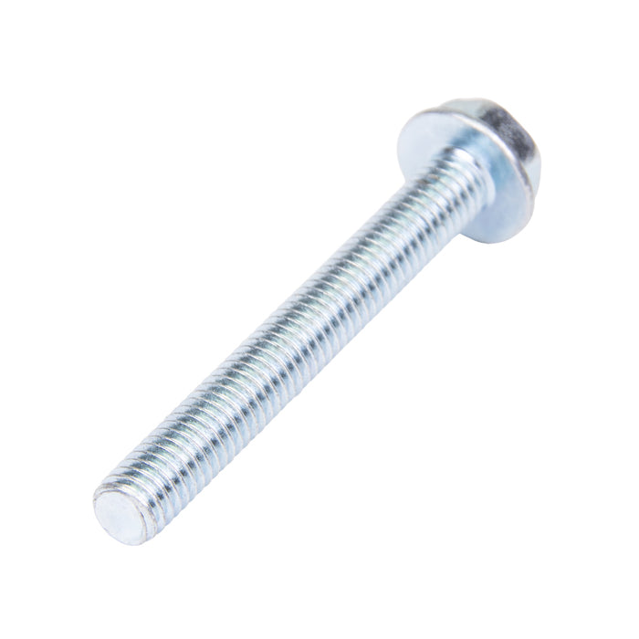 Machine Screw, Hex Washer Head, Unslotted Drive, #10-32 UNF x 1-1/2" Length, Steel Zinc Plated by Spaenaur Inc.