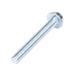 Machine Screw, Hex Washer Head, Unslotted Drive, #10-32 UNF x 1-1/2" Length, Steel Zinc Plated by Spaenaur Inc.