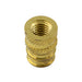 Press Insert 240 Series 3/8"-16 UNC Brass by E-Z Lok