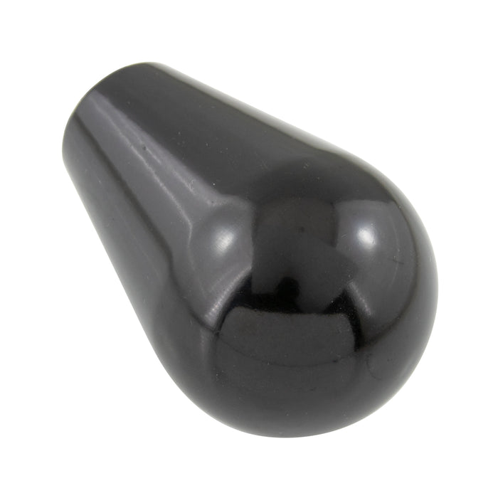 Bouton en forme de poire 1 5/8 po de diamètre extérieur x 1/2 po-13 UNC x 5/8 po de profondeur Phénolique noir