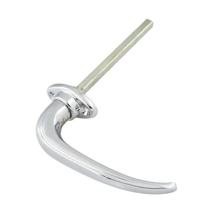 Non-Locking Handle Arched Style 1.75" C. to C. x 4 1/2" Shaft LGTH Steel Chrome Plated by Spaenaur Inc.