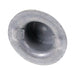 Écrou à pousser de type « Washer Cap » pour tige de 3/16", rondelle de 1/2" de diamètre, hauteur totale de 0,202", en acier zingué par électrolyse, fabriqué par Spaenaur Inc.
