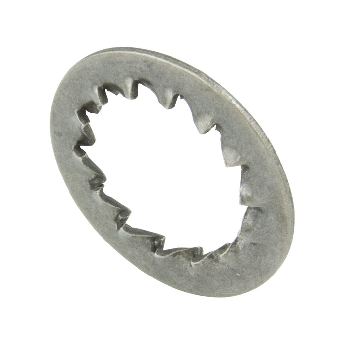 Internal Overlap tooth Lockwasher, M4 (4.3mm ID x 8mm OD x .5mm TH) Carbon Steel Heat Treated Plain DIN 6798J/ST M4