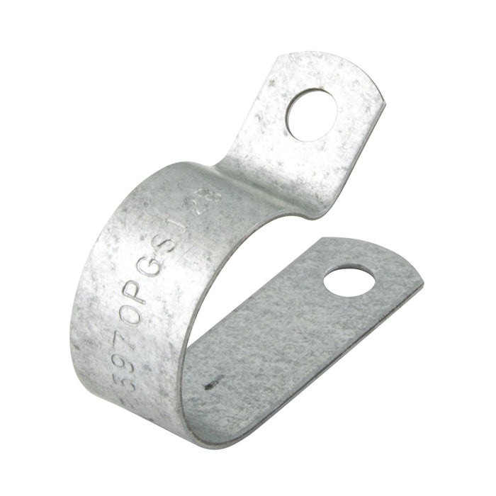 Tube Clamp, UNInsulated 1 1/4" Tube DIA 1010 Steel Pregalvanized by Spaenaur Inc.
