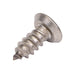 Tapping Screw, Flat Head Security Phillips Drive, Type A, #10 x 2-1/2" Length, Stainless Steel by Spaenaur Inc.