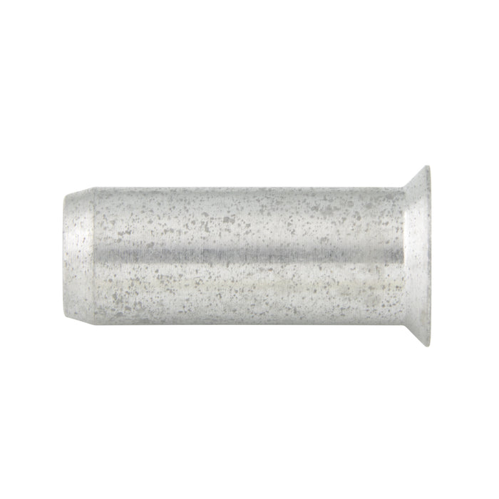 Rivkle Blind Rivet Nut Countersunk Head Closed End Keyless M4 x 1.75-2.50 Grip Range Aluminum Plain