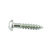 Wood Screw, Round Head, Phillips, #8 x 2" Length, Steel Zinc Plated, ASME/ANSI B18.6.1 by Spaenaur Inc.
