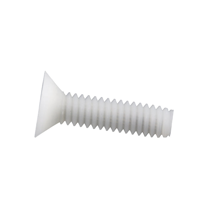 Machine Screw, Flat Head, Slotted Drive, 1/4"-20 UNC x 1/2" Length, Steel Electro Zinc Plated or Cadmium Plated by Spaenaur Inc.