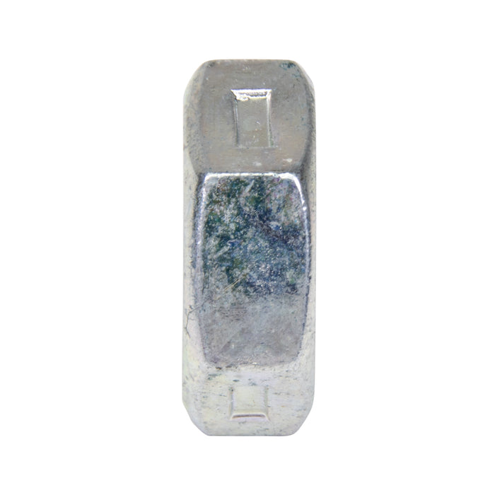 Écrou à serrage central Jam Grade A 1/2"-20 UNF en acier à faible teneur en carbone zingué par Spaenaur Inc.