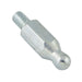 Ball Stud 1/4" Hex x 11/16" HT, M4 x 6mm THRD Steel Zinc Plated by Spaenaur Inc.