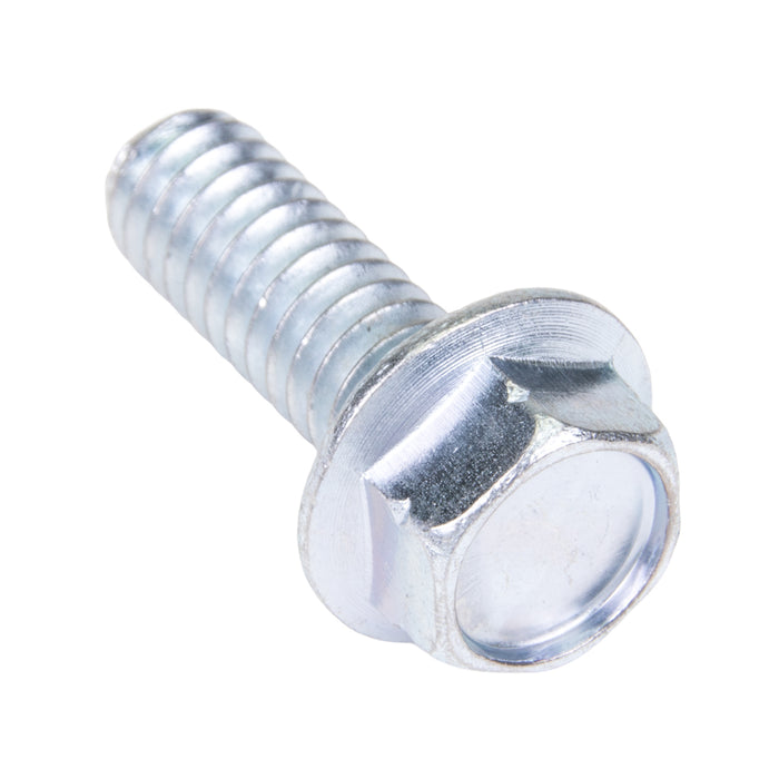 Flange Screw,Serrated Hex Washer HD 1/4"-20 UNC x 2" LG Low Carbon Steel Case Hardened Trivalent Zinc Plated by Spaenaur Inc.