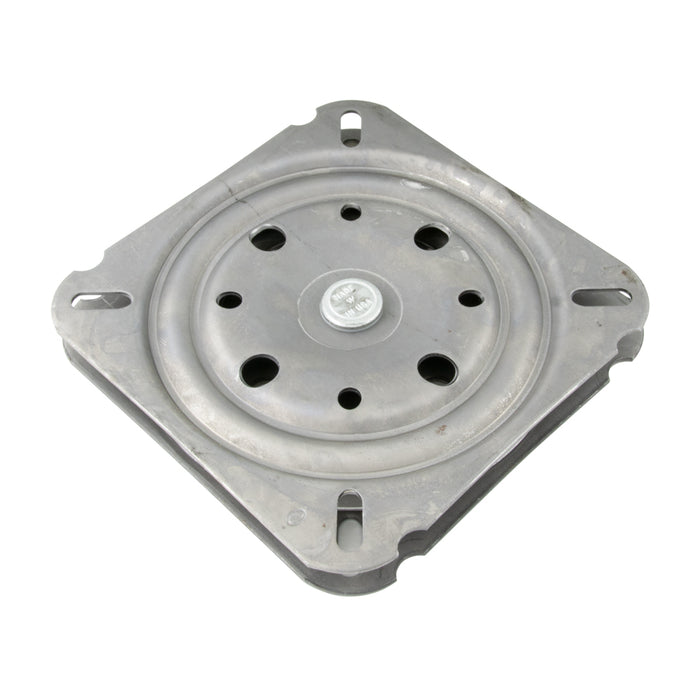 Swivel Revolving Plate, W/ 60 Bearings, 6 3/4" Square x 12 Gauge 13/16" O/A THK Steel Plain Finish by Spaenaur Inc.
