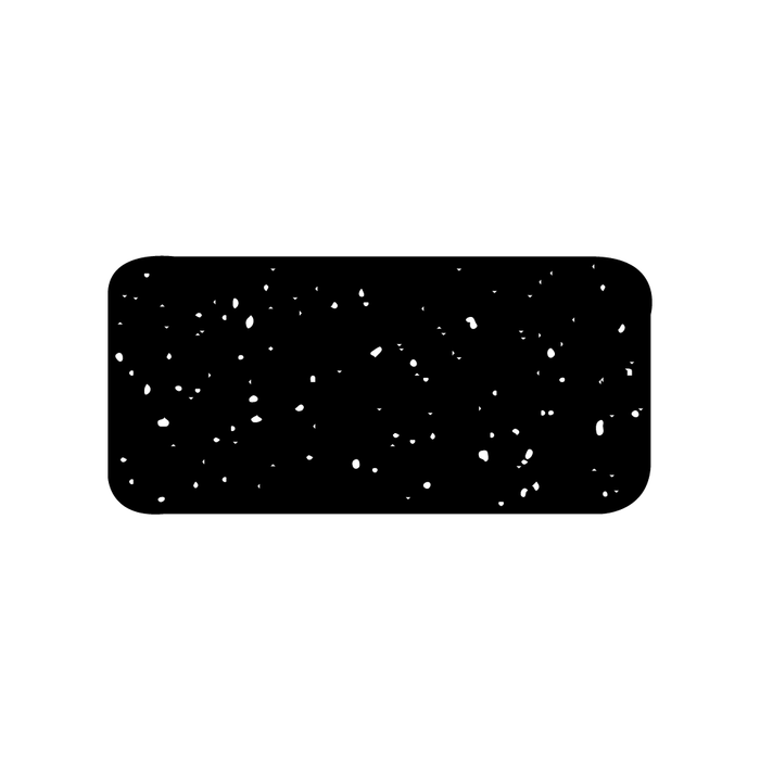 Solid Rectangular Sponge Extrusion .375" x .750" x 50Ft LGTH Closed Cell Neoprene Sponge Black by Spaenaur Inc.