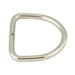 Dee Ring (Abutted Joint) 3/4" x .120" Wire DIA. Steel, Brass Plated by Spaenaur Inc.