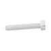 Machine Screw, Hex Head, Slotted Drive, #10-24 UNC x 1/4" Length, Nylon Natural by Spaenaur Inc.