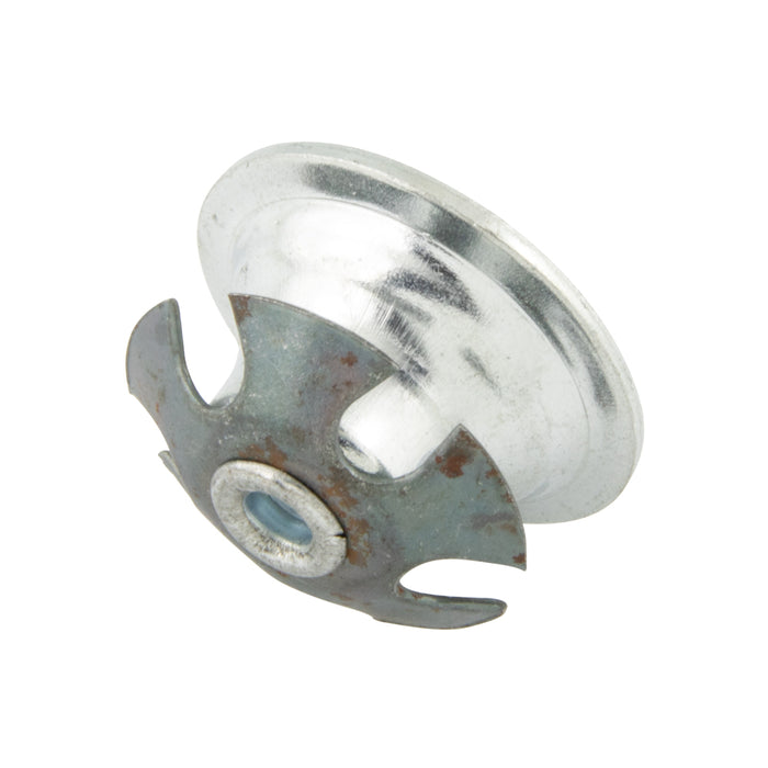 Assembled Tube CLosures 1 1/8" OD Round Tube (16-18 GA) Steel, Nickel Plated by Spaenaur Inc.