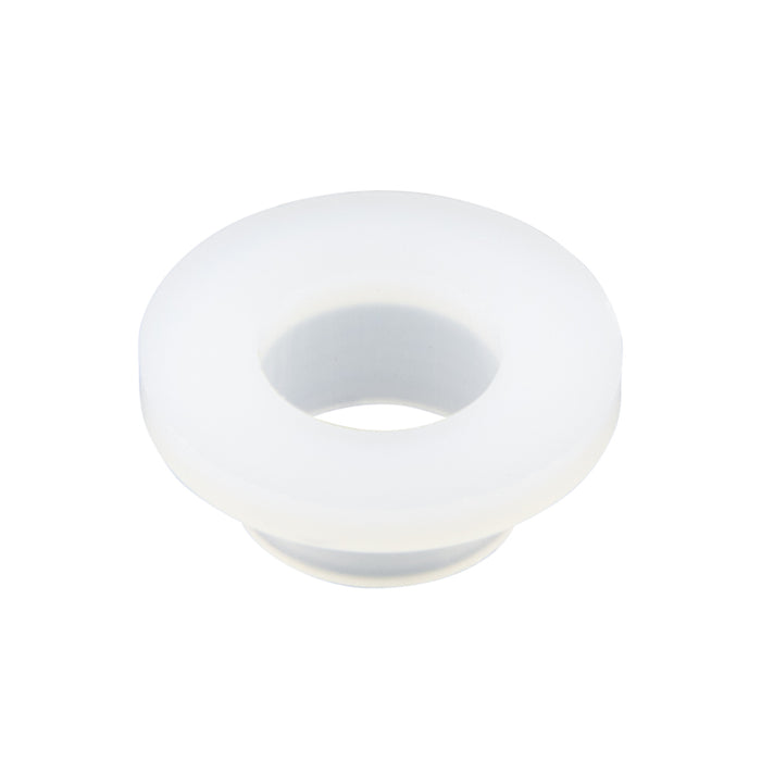 Rondelle à épaulement, longueur 0,187", diamètre de tête 0,495", diamètre intérieur 0,200", nylon, 6/6, couleur naturelle, de Spaenaur Inc.